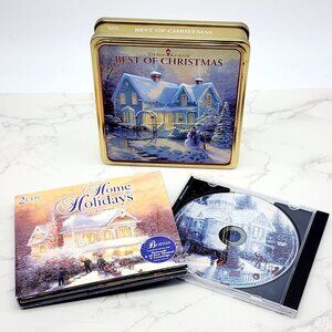 Thomas Kinkade Best Of Christmas Music 2 CD Set plus 1 DVD With Bonus Postcards